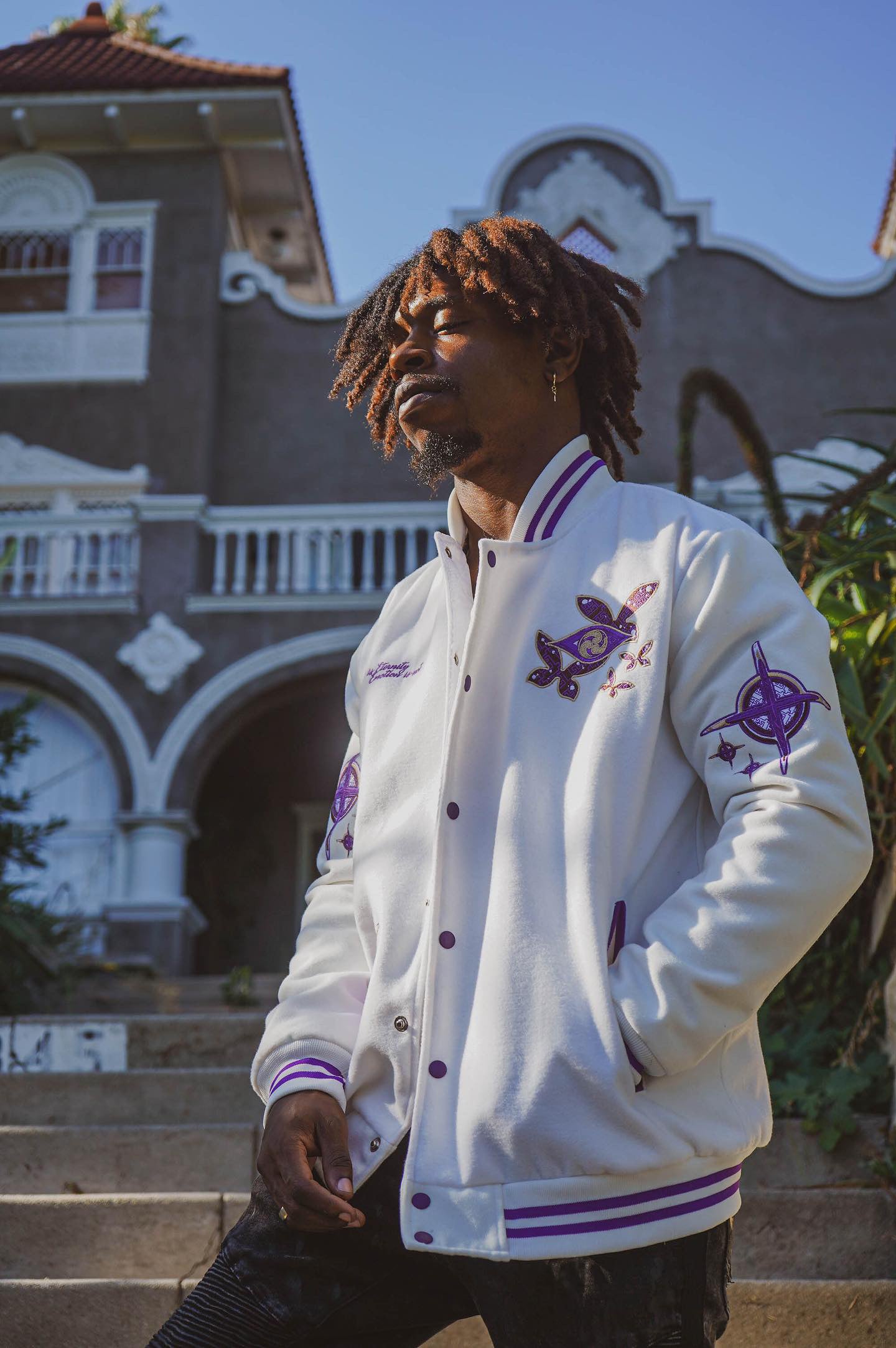 ETERNITY VARSITY RETROGRADE - WHITE/PURPLE/PINK *LIMITED EDITION NO RESTOCKS*