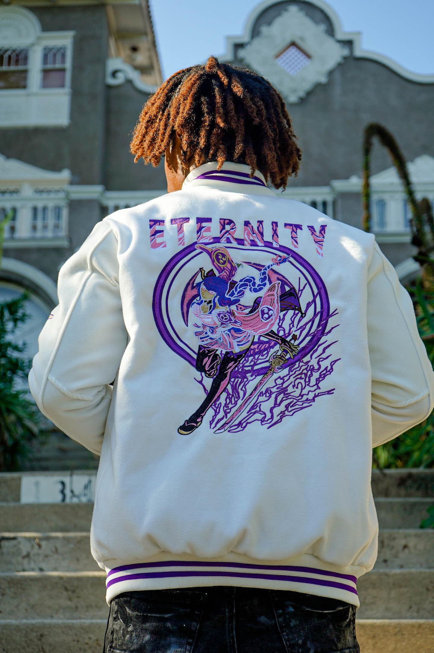 ETERNITY VARSITY RETROGRADE - WHITE/PURPLE/PINK *LIMITED EDITION NO RESTOCKS*