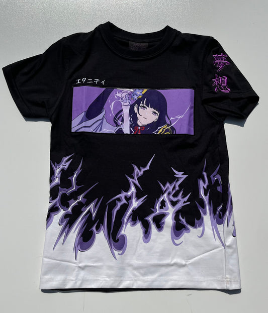 ENGULFED IN LIGHTNING TEE - BLACK
