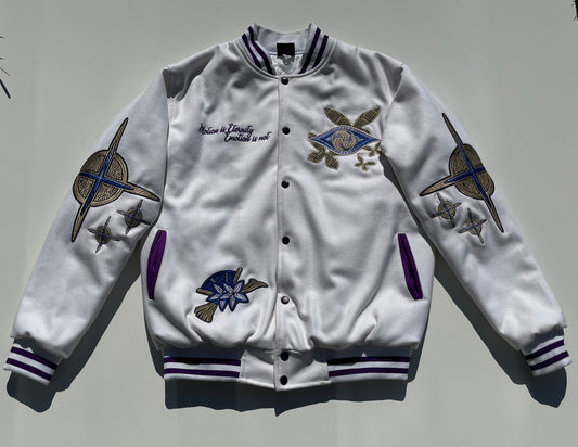 ETERNITY VARSITY - WHITE/PURPLE