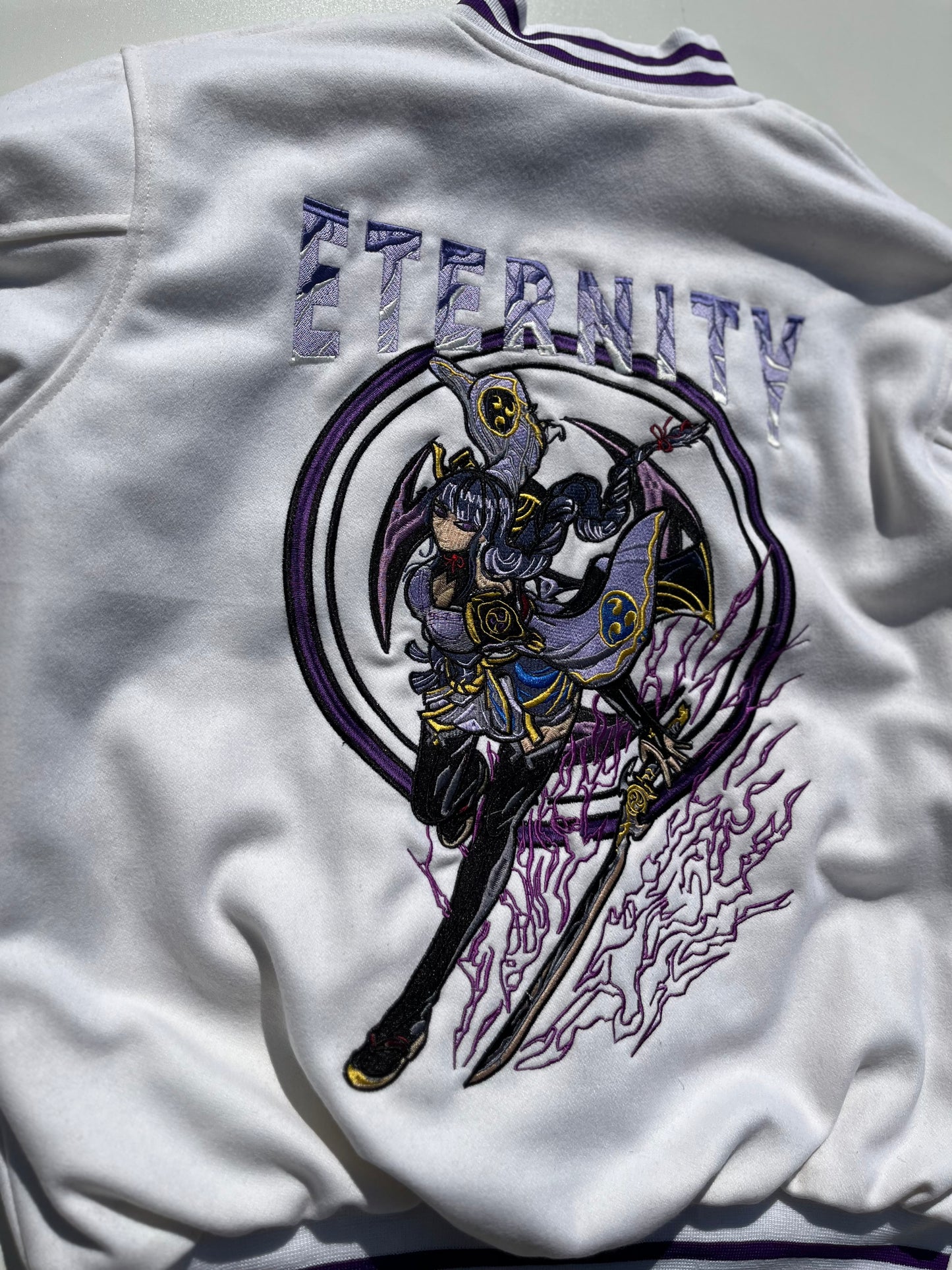 ETERNITY VARSITY - WHITE/PURPLE