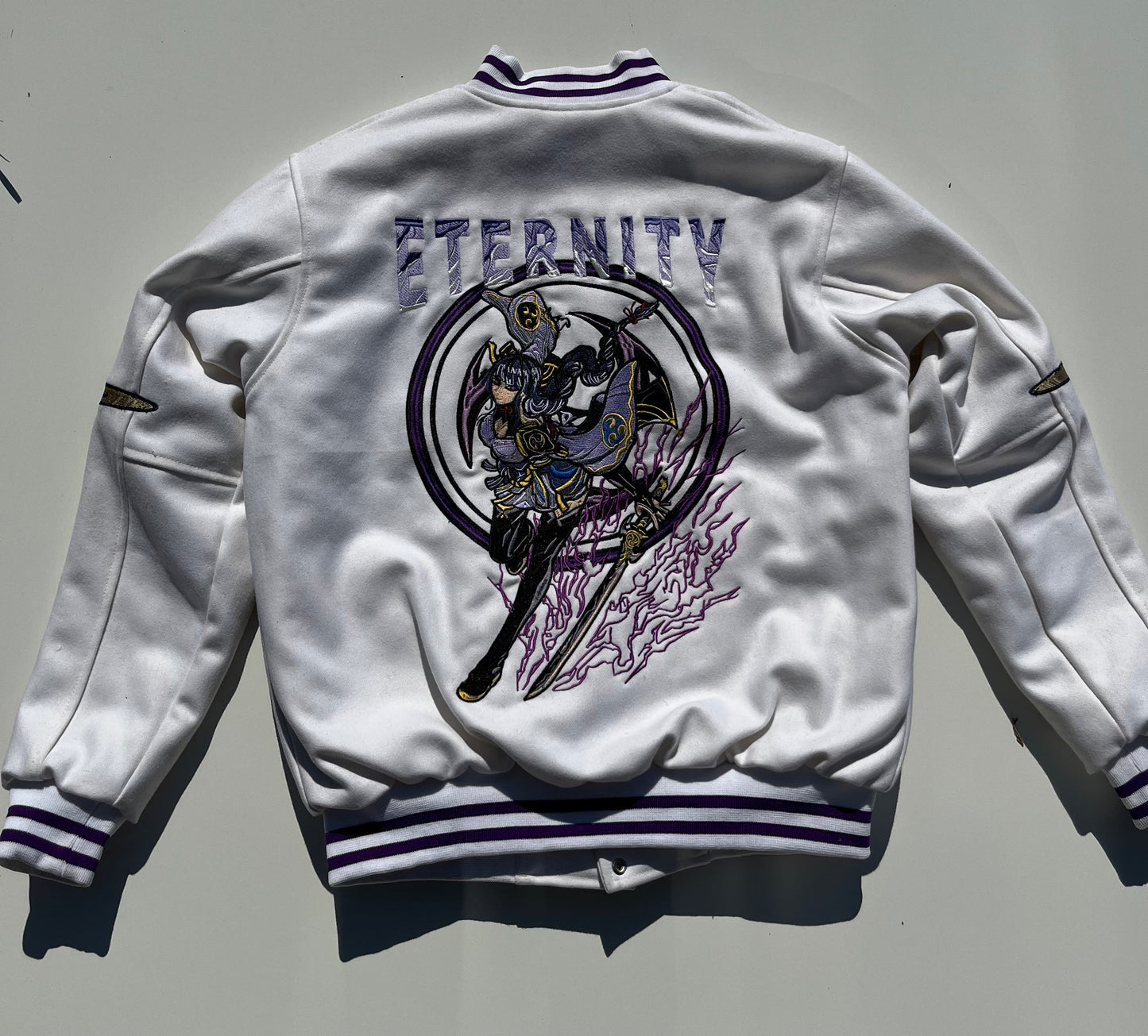 ETERNITY VARSITY - WHITE/PURPLE