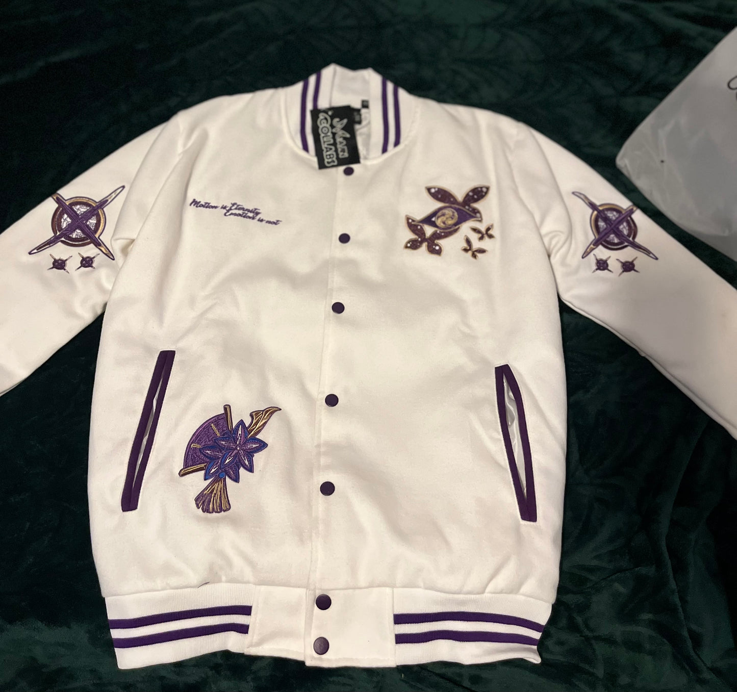 ETERNITY VARSITY RETROGRADE - WHITE/PURPLE/PINK *LIMITED EDITION NO RESTOCKS*
