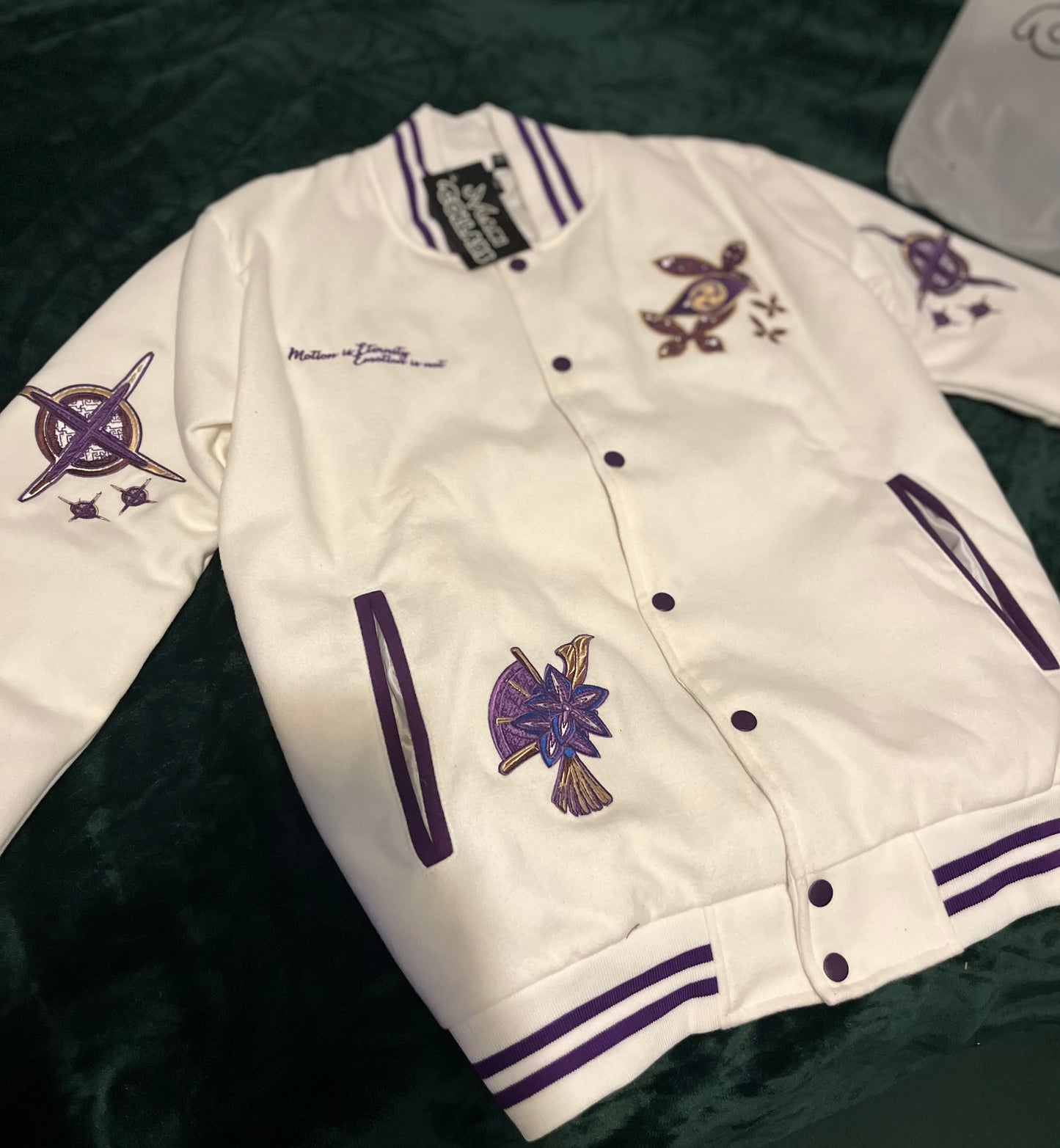 ETERNITY VARSITY RETROGRADE - WHITE/PURPLE/PINK *LIMITED EDITION NO RESTOCKS*